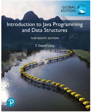 Cover image: Introduction to Java Programming and Data Structures, Global Edition 13th edition 9781292737997