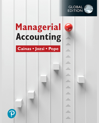 Cover image: Managerial Accounting, Global Edition 1st edition 9781292472133
