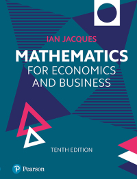 Cover image: Mathematics for Economics and Business 10th edition 9781292720128