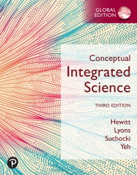 Cover image: Conceptual Integrated Science, Global Edition 3rd edition 9781292726120