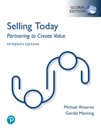 表紙画像: Selling Today: Partnering to Create Value, Global Edition 15th edition 9781292458632
