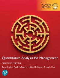 Cover image: Quantitative Analysis for Management, Global Edition 14th edition 9781292459080
