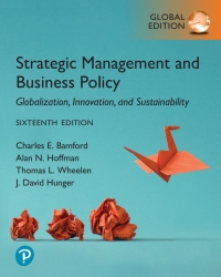 表紙画像: Strategic Management and Business Policy: Globalization, Innovation and Sustainability, Global Edition 16th edition 9781292727424