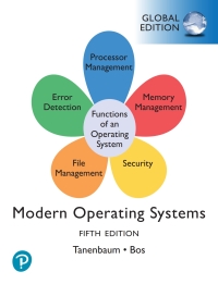 Titelbild: Modern Operating Systems, Global Edition 5th edition 9781292459660