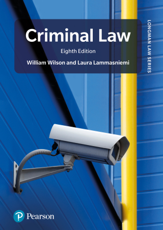 Cover image: Criminal Law 8th edition 9781292468358