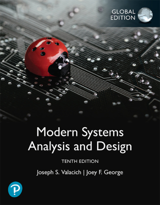 Cover image: Modern Systems Analysis and Design, Global Edition 10th edition 9781292468518