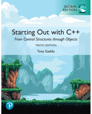 Immagine di copertina: Starting Out with C++ from Control Structures to Objects, Global Edition (International eBook) 10th edition 9781292484471