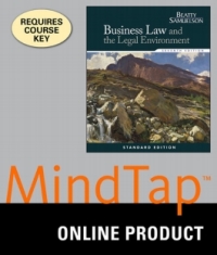 Cover image: MindTap Business Law for Beatty/Samuelson's Business Law and the Legal Environment, Standard Edition, 7th Edition, [Instant Access], 2 terms (12 months) 7th edition 9781305074217