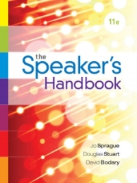 Cover image: MindTap Speech for Sprague/Stuart/Bodary's The Speaker's Handbook, 11th Edition, [Instant Access], 1 term (6 months) 11th edition 9781305076457