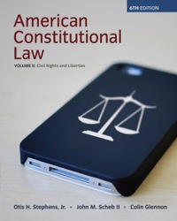Cover image: American Constitutional Law, Volume II 6th edition 9781305333369