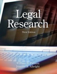 Cover image: Legal Research 3rd edition 9781305172777