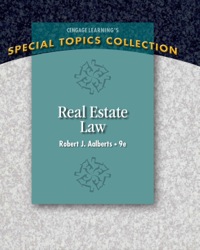 Cover image: Real Estate Law 9th edition 9781285428765
