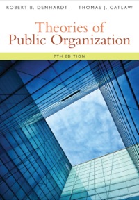 Cover image: Theories of Public Organization 7th edition 9781305332850