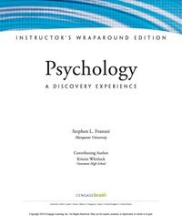 Cover image: Psychology: A Discovery Experience 1st edition 9780538447065