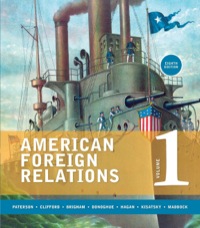 Cover image: American Foreign Relations, Volume 1: To 1920 8th edition 9781285736273