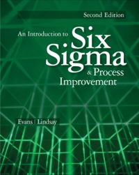 Cover image: An Introduction to Six Sigma and Process Improvement 2nd edition 9781305460294