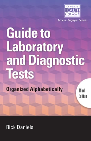 Cover image: Delmar's Guide to Laboratory and Diagnostic Tests 3rd edition 9781285053134