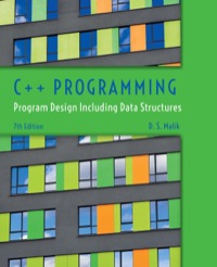 Cover image: C ++ Programming: Program Design Including Data Structures 7th edition 9781305442498