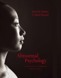 Cover image: Abnormal Psychology: An Integrative Approach 7th edition 9781285755618