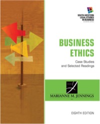 Cover image: Business Ethics: Case Studies and Selected Readings 8th edition 9781285428710