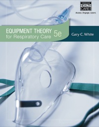 Imagen de portada: Equipment Theory for Respiratory Care 5th edition 9781439059593
