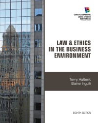 Cover image: Law and Ethics in the Business Environment 8th edition 9781285428567
