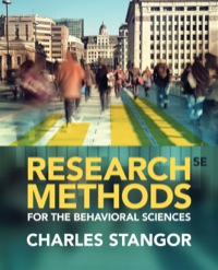 Cover image: Research Methods for the Behavioral Sciences 5th edition 9781285077024