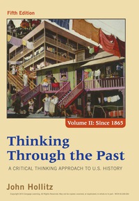 Cover image: Thinking Through the Past, Volume II 5th edition 9781305227316
