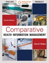 Cover image: MindTap Health Information Management for Peden's Comparative Health Information Management 4th edition 9781305261679