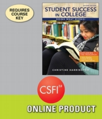 Cover image: CSFI 2.0 for Harrington's Student Success in College: Doing What Works!, 2nd Edition, [Instant Access], 1 term (6 months) 2nd edition 9781305276055