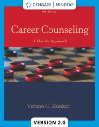 Cover image: MindTap Counseling for Zunker's Career Counseling: A Holistic Approach 9th edition 9781305280410