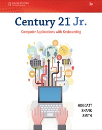 Cover image: Century 21 Jr. Computer Applications with Keyboarding 3rd edition 9781133365341