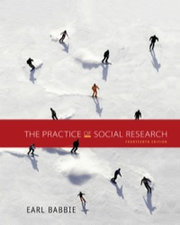 Cover image: The Practice of Social Research 14th edition 9781305104945