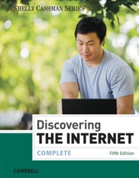 Cover image: Discovering the Internet: Complete 5th edition 9781285845401