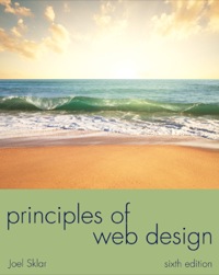 Cover image: Principles of Web Design: The Web Warrior Series 6th edition 9781285852645