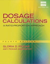Cover image: Dosage Calculations: A Ratio-Proportion Approach 4th edition 9781285429458