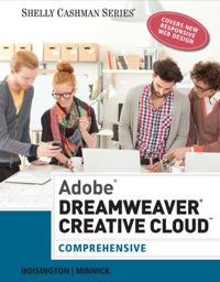 Cover image: Adobe Dreamweaver Creative Cloud: Comprehensive 1st edition 9781305555235