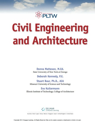 Cover image: Project Lead the Way: Civil Engineering and Architecture 1st edition 9781285249278