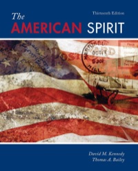 Cover image: The American Spirit: United States History as Seen by Contemporaries 13th edition 9781305101777