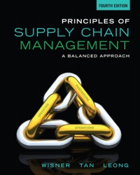 Cover image: Principles of Supply Chain Management: A Balanced Approach 4th edition 9781285428314