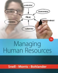 Cover image: Managing Human Resources 17th edition 9781285866390