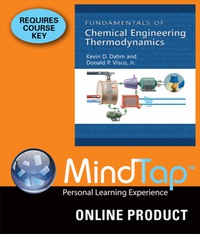 Cover image: MindTap Engineering for Dahm/Visco's Fundamentals of Chemical Engineering Thermodynamics, 1st Edition, [Instant Access], 1 term (6 months) 1st edition 9781305498167