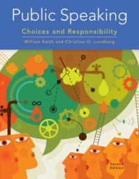 Cover image: MindTap Speech for Keith/Lundberg's Public Speaking: Choice and Responsibility, 2nd Edition, [Instant Access], 1 term (6 months) 2nd edition 9781305504523