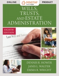 Cover image: MindTap Paralegal for Hower/Walter/Wright's Wills, Trusts, and Estates Administration, 8th Edition, [Instant Access], 1 term (6 months) 8th edition 9781305506237