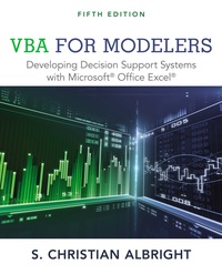 Cover image: VBA for Modelers: Developing Decision Support Systems with Microsoft Office Excel 5th edition 9781305897656