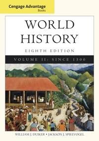 Cover image: Cengage Advantage Books: World History, Volume II 8th edition 9781305091733