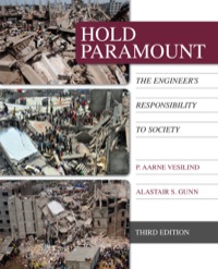 Cover image: Hold Paramount: The Engineer's Responsibility to Society 3rd edition 9781285869667