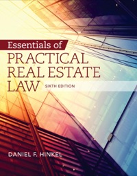 Cover image: Essentials of Practical Real Estate Law 6th edition 9781285448381