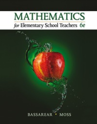 Imagen de portada: Mathematics for Elementary School Teachers 6th edition 9781305680999