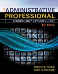 Cover image: MindTap Office Technology for Rankin/Shumack's The Administrative Professional: Technology & Procedures, 15th Edition, [Instant Access], 1 term (6 months) 15th edition 9781305581197